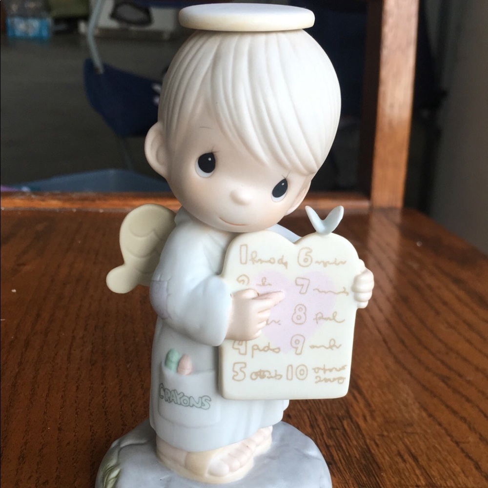 Precious Moments the greatest of these is love porcelain figurine